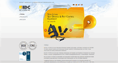 Desktop Screenshot of idc-ag.ch